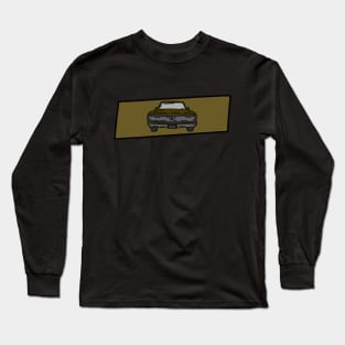 vintage retro car illustration Long Sleeve T-Shirt